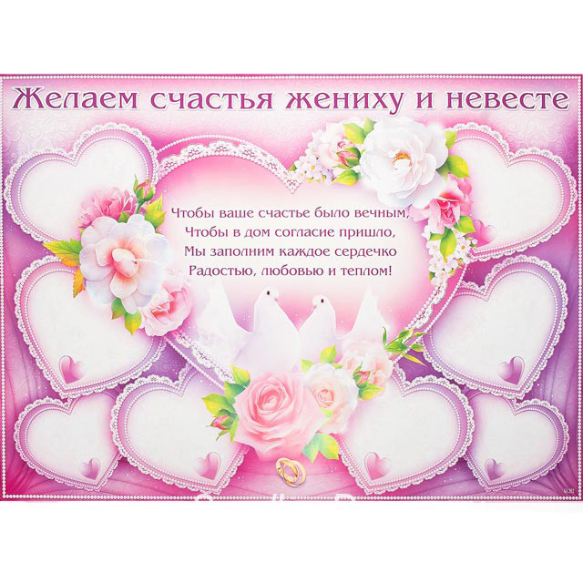 Поздравления жениху невесте от родственников